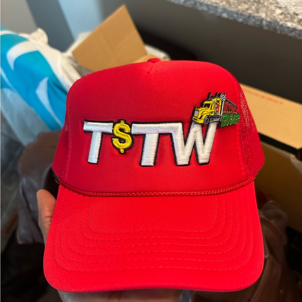 T$TW Exclusive All Red 1of1 Trucker.